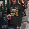 Dieser Schiri Needs Coffee Referee Referee Schiri Kapuzenpullover für Damen Lustige Geschenke