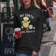 Donna My Farts Are Magical Duck Con Collo A Felpa con cappuccio da donna Regalos divertidos