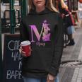Donna Mary Carino Personalizzato Farfalla Personalizzato Bambini Ragazze Nome Con Collo A Felpa con cappuccio da donna Regalos divertidos
