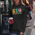 Donna Sto Nervosa Divertente Ragazza Scritta Donna Con Collo A Felpa con cappuccio da donna Regalos divertidos