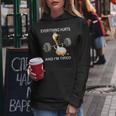 Everything Hurts And I'm Tired Duck Fitness Felpa con cappuccio da donna Regalos divertidos