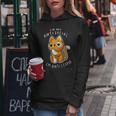 Gatto Antisociale Sarcastico Felpa con cappuccio da donna Regalos divertidos