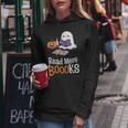 Halloween Teacher Cute Reading Ghost Read More Books Women Hoodie Unique Gifts