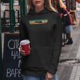 Heartbeat Pulse Mountains Ekg Randonnée Cadeau Rétrointage Sweat à capuche femme Cadeaux drôles