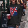 Iceland Flag Women's Children's Iceland Kapuzenpullover für Damen Lustige Geschenke