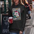 Ich Bin Grumpycornor Dem Kaffee Coffee Humor Unicorn Kapuzenpullover für Damen Lustige Geschenke