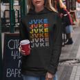 Jvke Colorful With Butterfly And Snake Vintage Retro Women Hoodie Funny Gifts