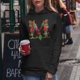Letra M Floral Inicial M Monograma Amapola Flor Alfabeto Sudadera con capucha para mujer Regalos divertidos