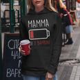 Mamma Di 2 Bambini Festa Della Mamma Felpa con cappuccio da donna Regalos divertidos