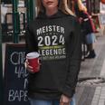 Meister 2024 Die Legende Beetritt Das Gelände Kapuzenpullover für Damen Lustige Geschenke