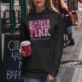 Physical Therapy We Wear Pink Groovy Breast Cancer Awareness Women Hoodie Personalized Gifts