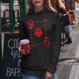 Queen Hearts Card Costume Playing Cards Queen Of Hearts Women Hoodie Personalized Gifts
