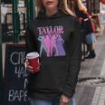 Retro Taylor First Name Personalized Groovy Birthday Girl Women Hoodie Personalized Gifts