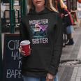 Shark Monster Truck Sister Monster Truck Are My Jam Truck Women Hoodie Funny Gifts