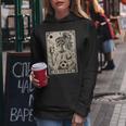 Soccer Mom Tarot Card Vintage Halloween Soccer Mama Women Hoodie Unique Gifts