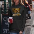 Strammtisch Stammtisch Beer Stramm Hackenstramm Kapuzenpullover für Damen Lustige Geschenke