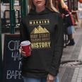 Talk About History Teacher Profesor De Historia Sudadera con capucha para mujer Regalos divertidos