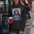 Tarot Card Dia De Los Muertos Woman Catrina Day Of The Dead Women Hoodie Personalized Gifts
