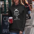 Testa Occhi Divertente Sarcastico Fps Sopravvivenza Felpa con cappuccio da donna Regalos divertidos