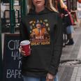 Make Thanksgiving Great Again Autumn Fall Leaves Trump Women Hoodie Personalized Gifts