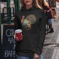 Thanksgiving Retro Vintage Turkey Fall Thankful Thanksgiving Women Hoodie Personalized Gifts