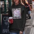 Unicorn 7Th Grade Back To School First Day Of Seventh Grade Felpa con cappuccio da donna Regalos divertidos