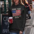 Usa Flag Hawk Tuah 24 Spit On That Thang 2024 Women's Kapuzenpullover für Damen Lustige Geschenke