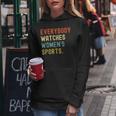 Vintage Retro Sport Lover Todos Relojes Deportes Sudadera con capucha para mujer Regalos divertidos
