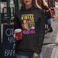 Women's Alles Was Ich Brauche Ist Kaffee & Meine Büchs Kapuzenpullover für Damen Lustige Geschenke