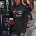 Women's Wine Sparkling Wine Prosecco Saufen Flamingo Nie Ohne Meine Girls Kapuzenpullover für Damen Lustige Geschenke