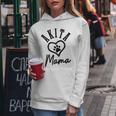 Akita Mama Heart Paw Cute Dog Lover Akita Inu Mom Women Hoodie Unique Gifts