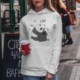We Bare Bears Panda Like Like Like Felpa con cappuccio da donna Regalos divertidos