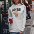 Bride Sposa Addio Al Nubilato Matrimonio Felpa con cappuccio da donna Regalos divertidos