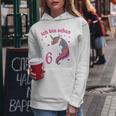 Children's 6Th Birthday Girls' Ich Bin Schon 6 Jahre Alt Einhorn Kapuzenpullover für Damen Lustige Geschenke