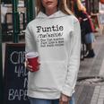 Della Zia Funtie The Fun Auntie Divertente Novità Felpa con cappuccio da donna Regalos divertidos