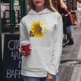 Con Farfalle Di Girasole Felpa con cappuccio da donna Regalos divertidos
