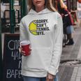Donna Divertente Giocatore Di Tennis Uomini Donne Ragazze Sorry Can't Tennis Bye Con Collo A Felpa con cappuccio da donna Regalos divertidos