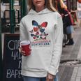Farfalla Repubblica Dominicana Per Donne E Bandiera Dominicana Felpa con cappuccio da donna Regalos divertidos