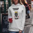 Fencing Queen Da Scherma Per Ragazze Recinzione Da Donna Felpa con cappuccio da donna Regalos divertidos
