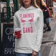 Flamingo Gang Pink Flamingo Kapuzenpullover für Damen Lustige Geschenke