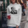 Frankenstein Coffee Drinker Horror And Caffeine Lovers Gray Kapuzenpullover für Damen Lustige Geschenke