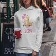 Ich Werde Eine Große Schwester 2024 Cute Kapuzenpullover für Damen Lustige Geschenke