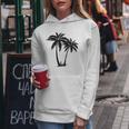 Palm Trees Summer Sun Beach Women's Kapuzenpullover für Damen Lustige Geschenke