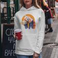 Panda Rosso Donne Bambini Regalo Panda Rosso Felpa con cappuccio da donna Regalos divertidos