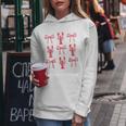 Pink Bow Cute Coquette Crawfish Clean Girl Aesthetic Women Hoodie Funny Gifts