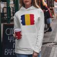 Romania Flag Women's Romania Kapuzenpullover für Damen Lustige Geschenke