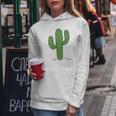 Süßer Kleiner Kaktus Girls Cactus Ladies Kapuzenpullover für Damen Lustige Geschenke