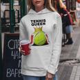 Tennis Queen Da Tennis Da Donna Tennis Da Ragazza Felpa con cappuccio da donna Regalos divertidos