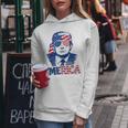Trump 4Th Of July Merica Usa American Flag Women Hoodie Unique Gifts