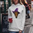 Witch Halloween Horse Equestrian Horse Lover Cowboy Women Hoodie Personalized Gifts